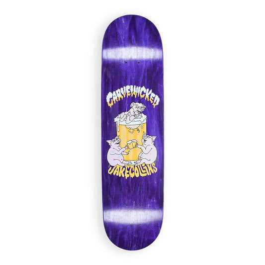 Carve Wicked X CSC 'Jake Collins Pro - King of Pigs' 8.25" Deck (Purple)