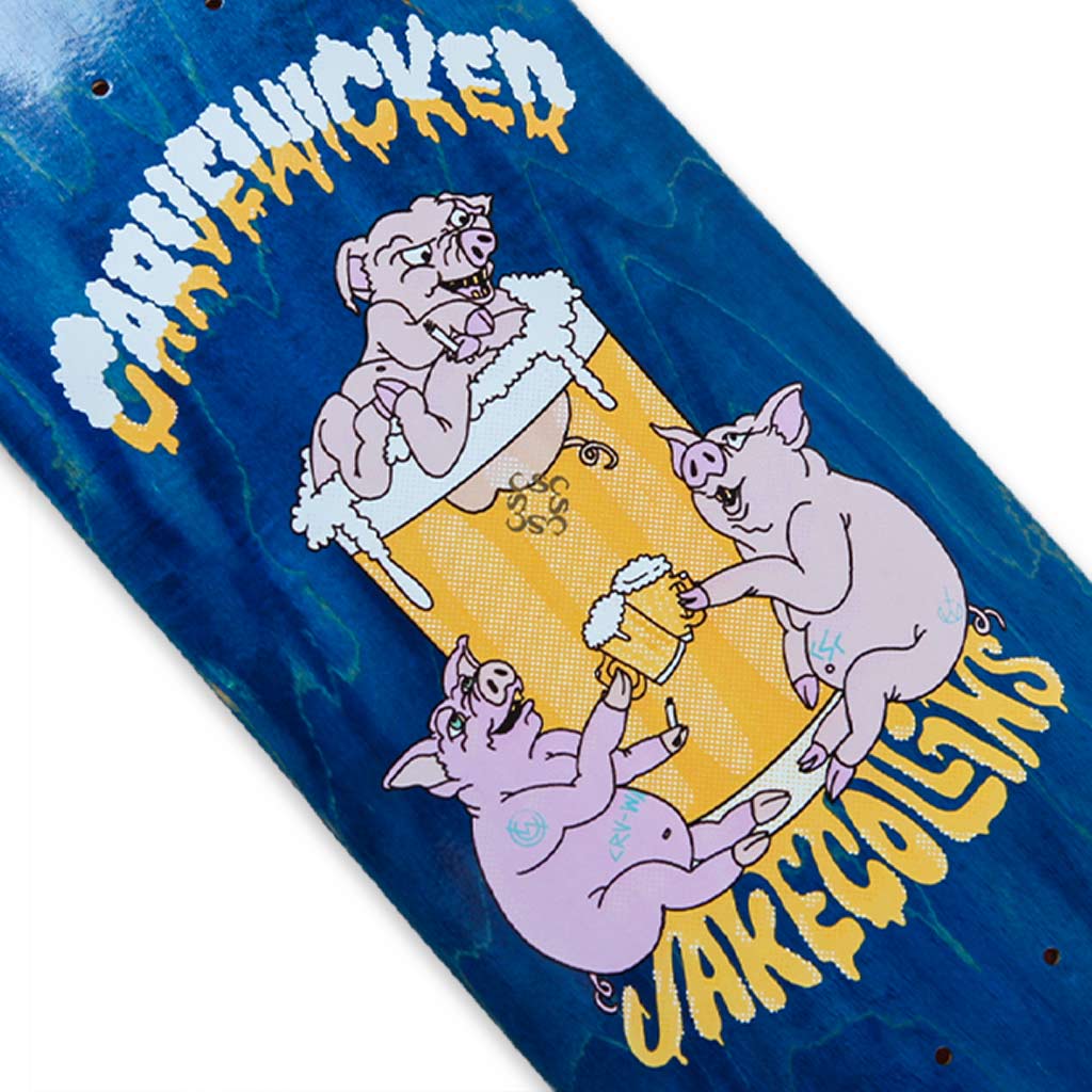 Carve Wicked X CSC 'Jake Collins Pro - King of Pigs' 8.5" High Deck (Blue)