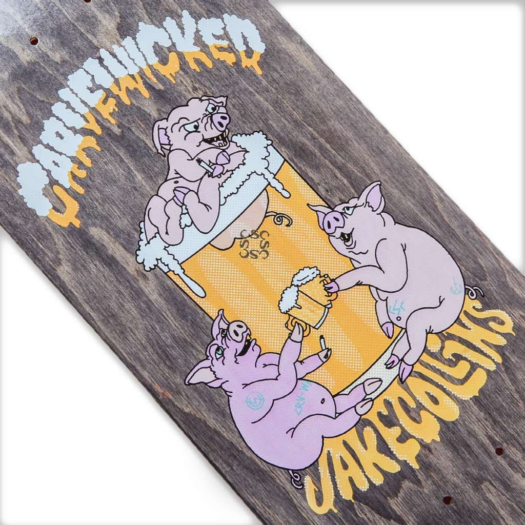 Carve Wicked X CSC 'Jake Collins Pro - King of Pigs' 8.5" Medium Deck (Black)