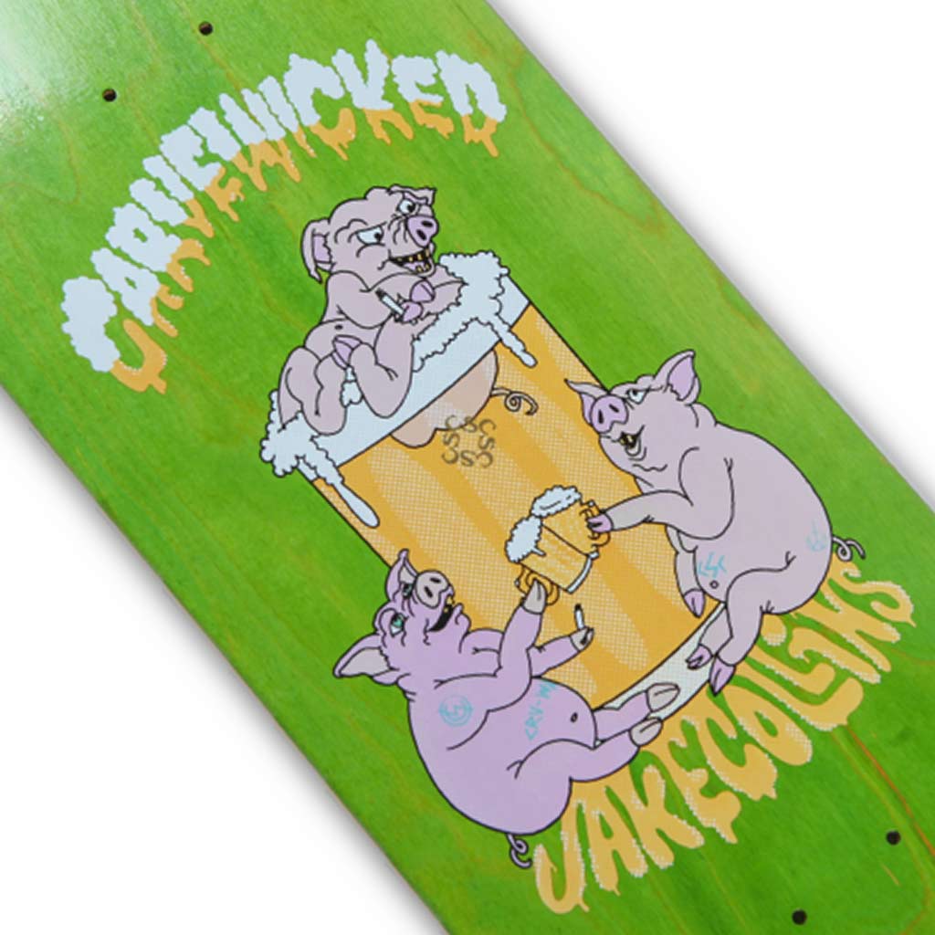 Carve Wicked X CSC 'Jake Collins Pro - King of Pigs' 8.75" Deck (Green)