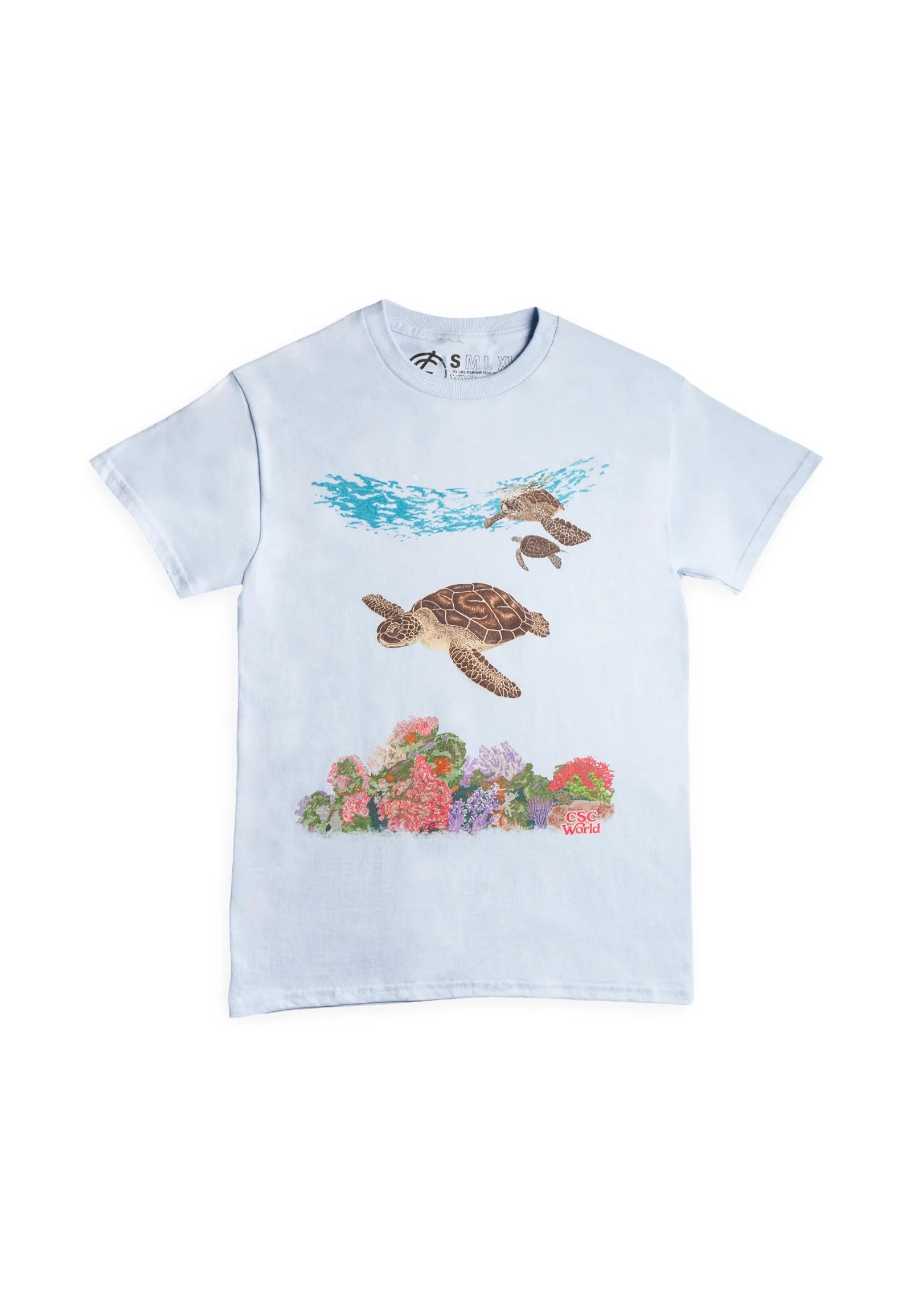 CSC 'Turtles' T-Shirt (Baby Blue)