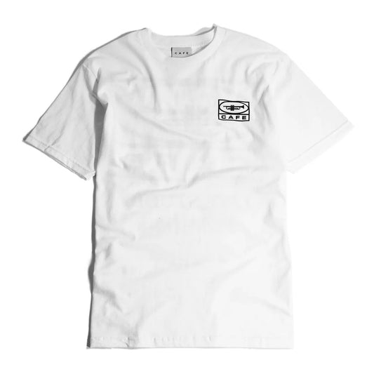 Skateboard Cafe '45' T-Shirt (White)