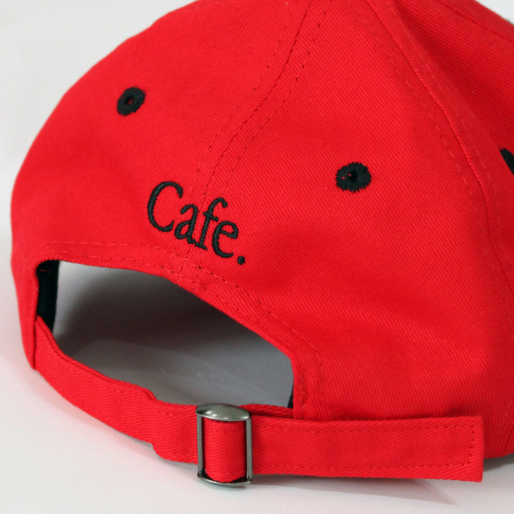 Skateboard Cafe 'Cheers' 6 Panel Cap (Red / Black)