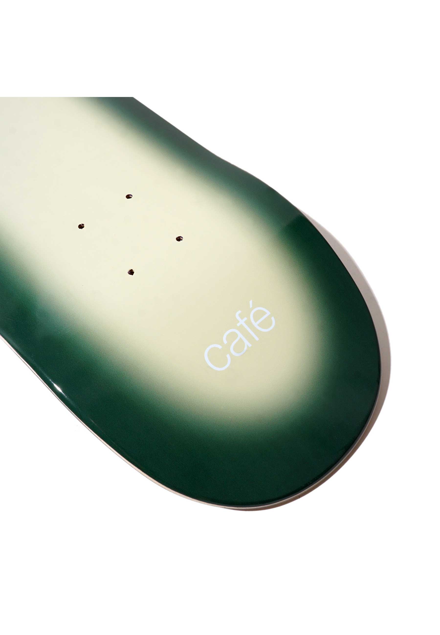 Skateboard Cafe 'Fade' 8.125" Deck (Ecru / Forest Green)