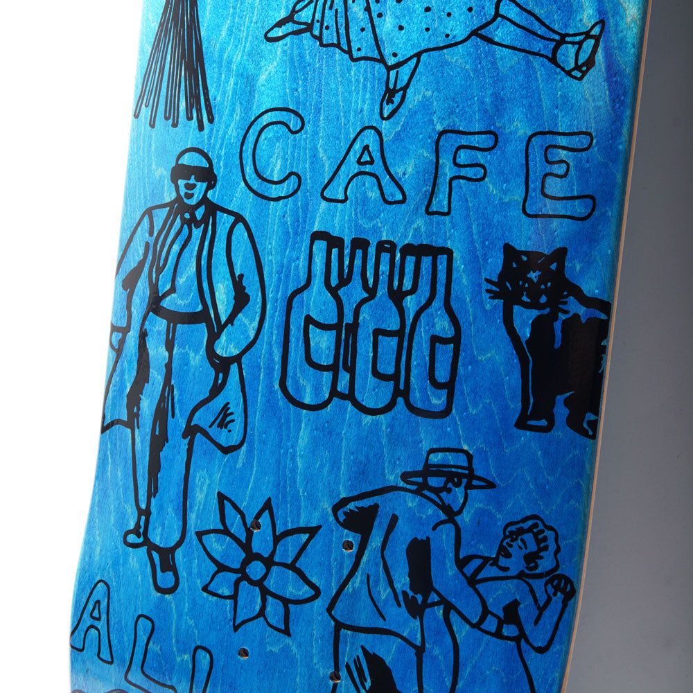 Skateboard Cafe 'Gaurab Sketches' 8.25" Deck (Blue)