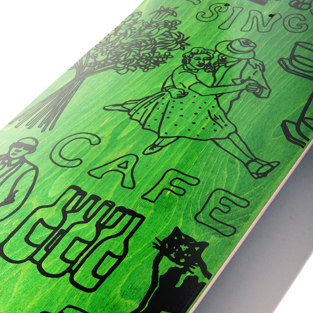 Skateboard Cafe 'Gaurab Sketches' 8.25" Deck (Green)