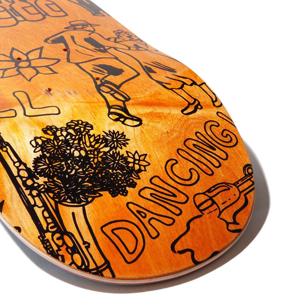 Skateboard Cafe 'Gaurab Sketches' 8.5" Deck (Orange)