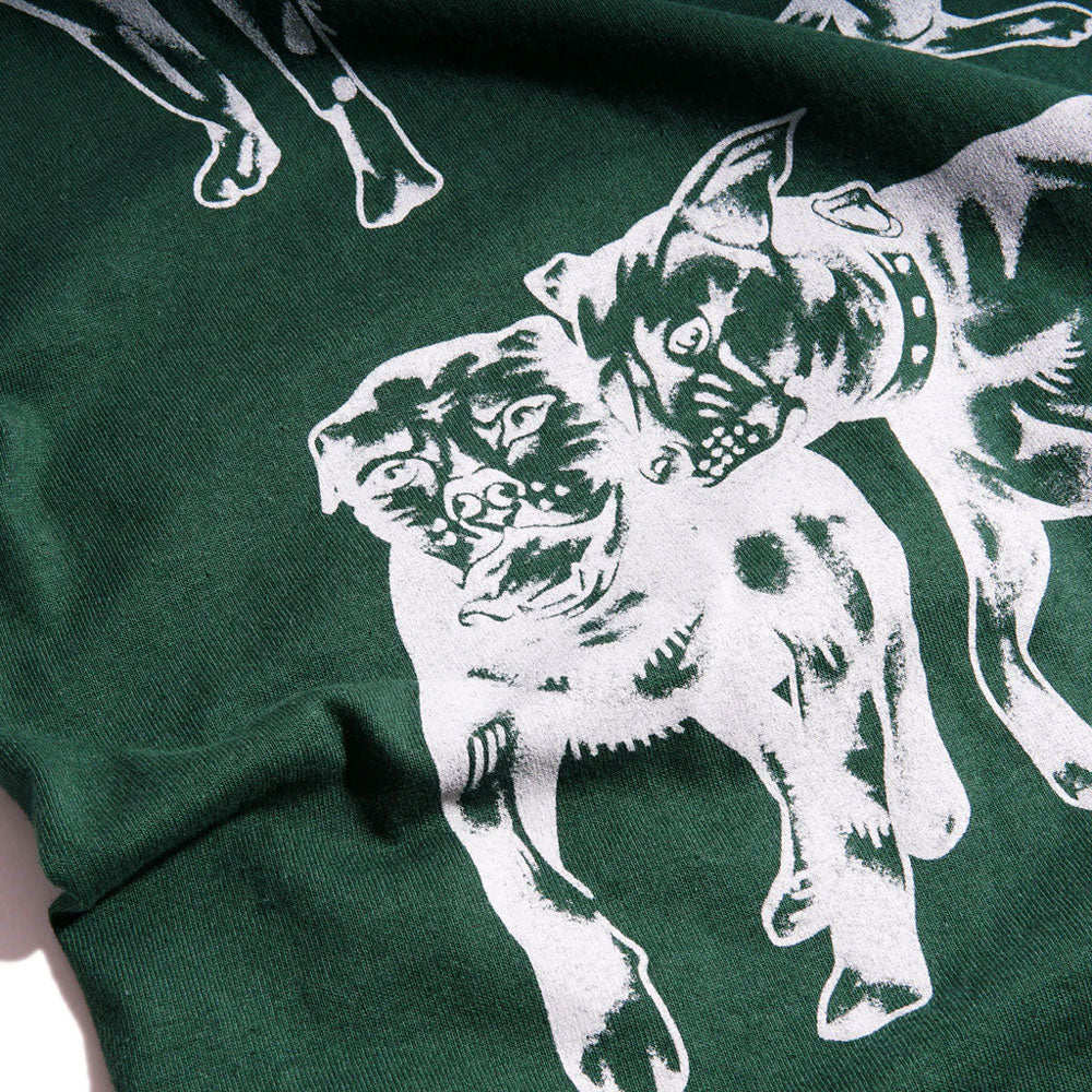 Skateboard Cafe 'Pooch' T-Shirt (Forest Green)