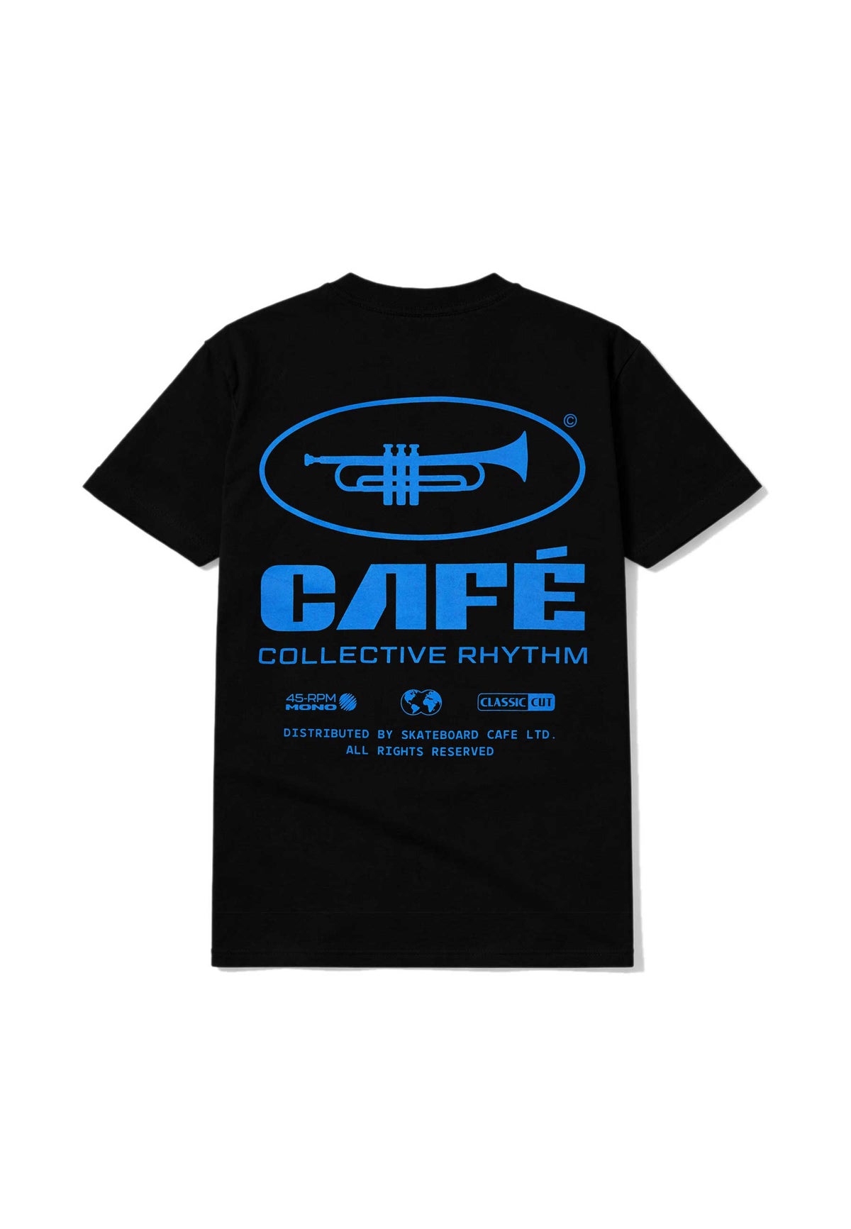 Skateboard Cafe 'Collective Rhythm' T-Shirt (Black)