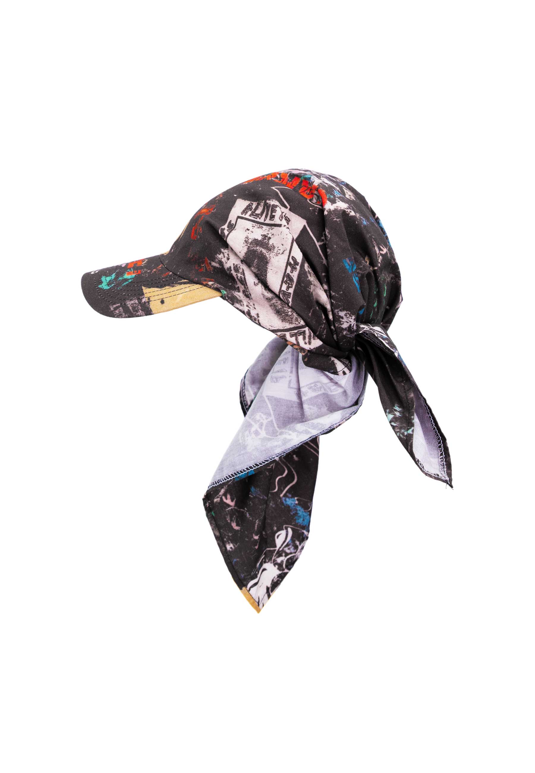 Carpet Company 'Rag' Bandana Cap (Black)