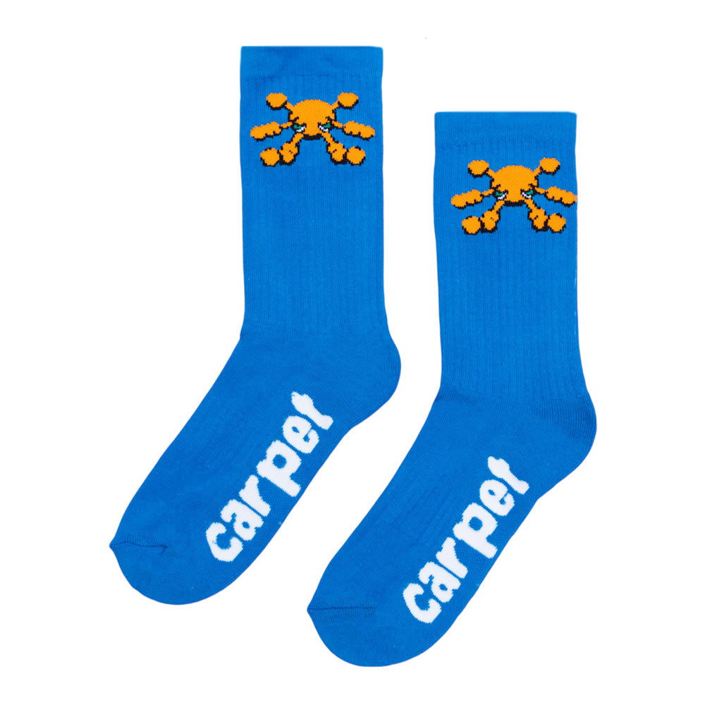 Carpet Company 'Bacteria' Socks (Blue)