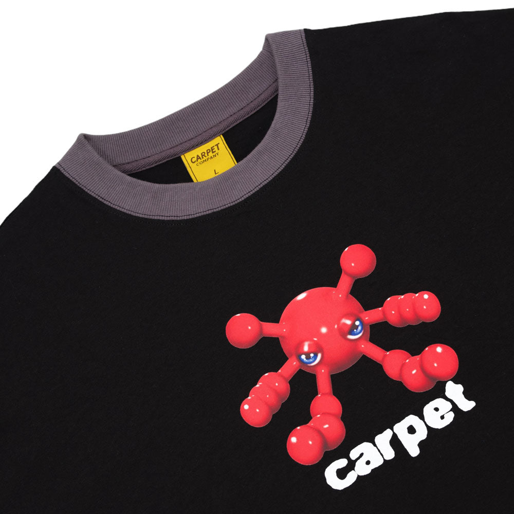 Carpet Company 'Bacteria Ringer' T-Shirt (Black)