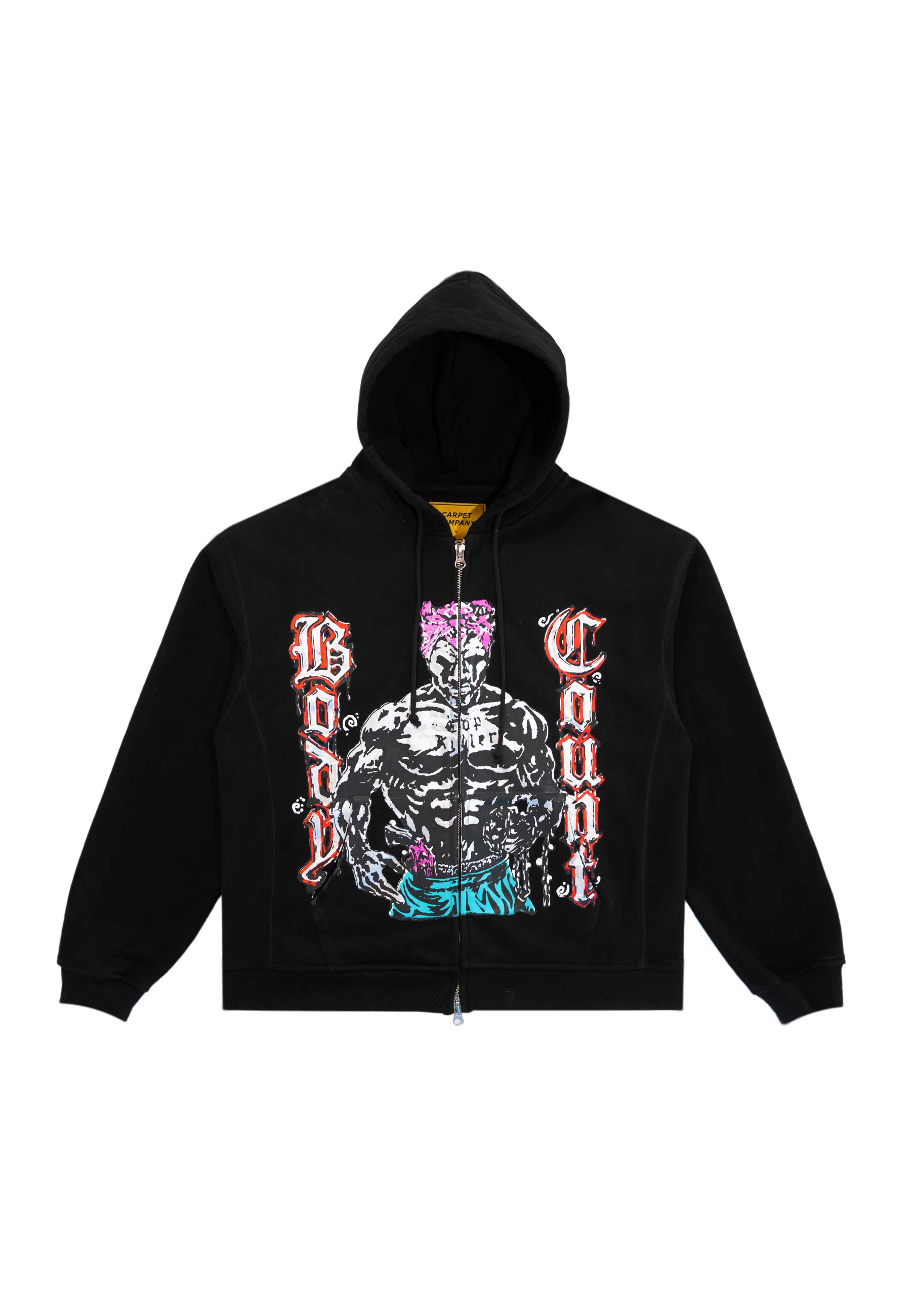 Carpet Company 'Body Count' Zip-Up Hood (Black)