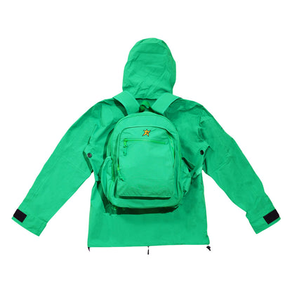 Carpet Company 'Bookbag' Rain Jacket (Green)