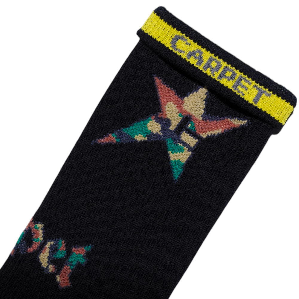 Carpet Company 'C-Star' Socks (Black)