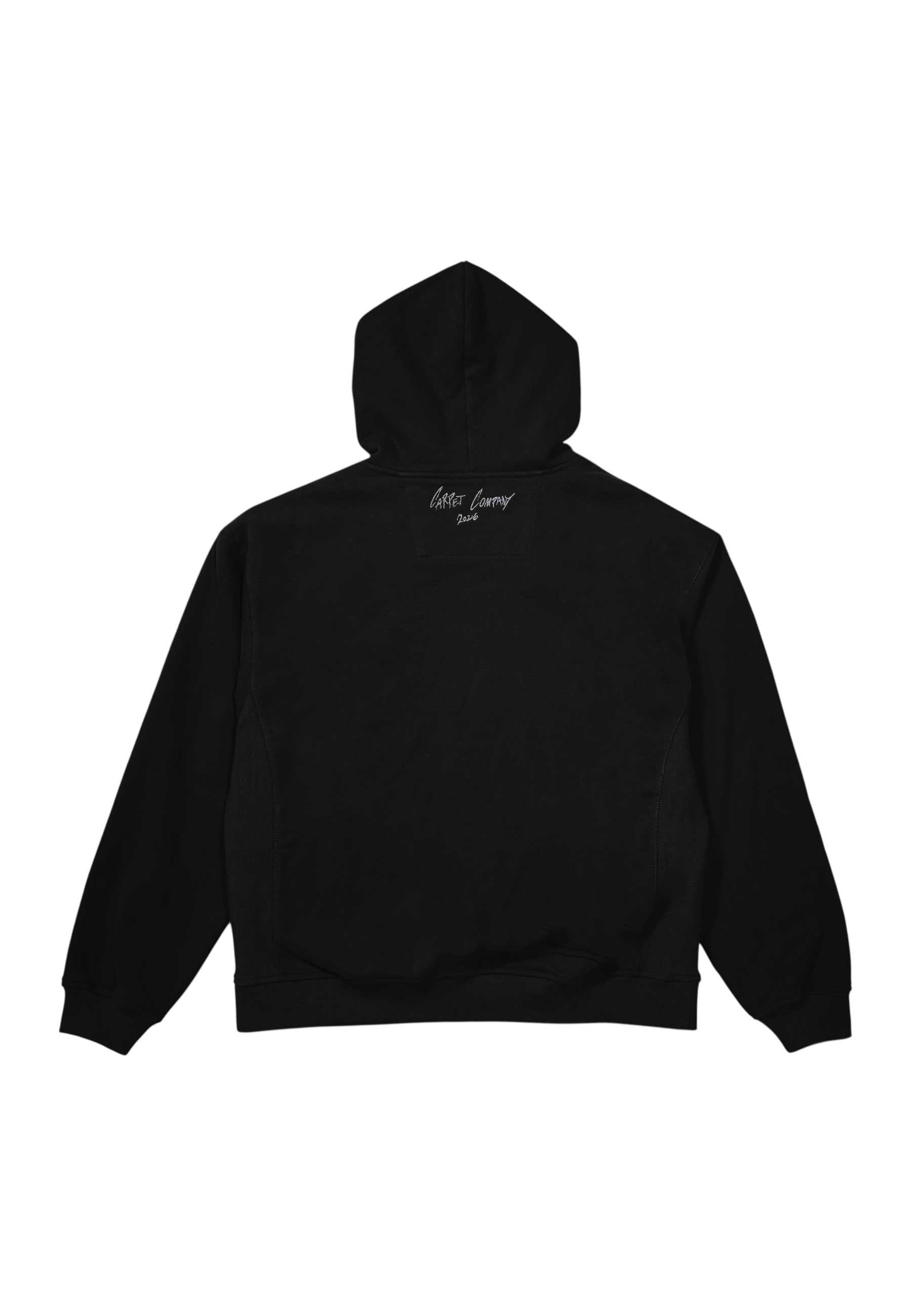 Carpet Company 'Metallic C-Star' Zip-Up Hood (Black)