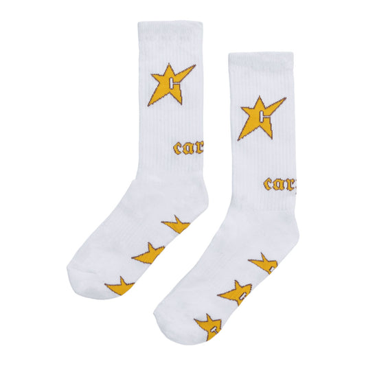 Carpet Company 'C-Star' Socks (White)