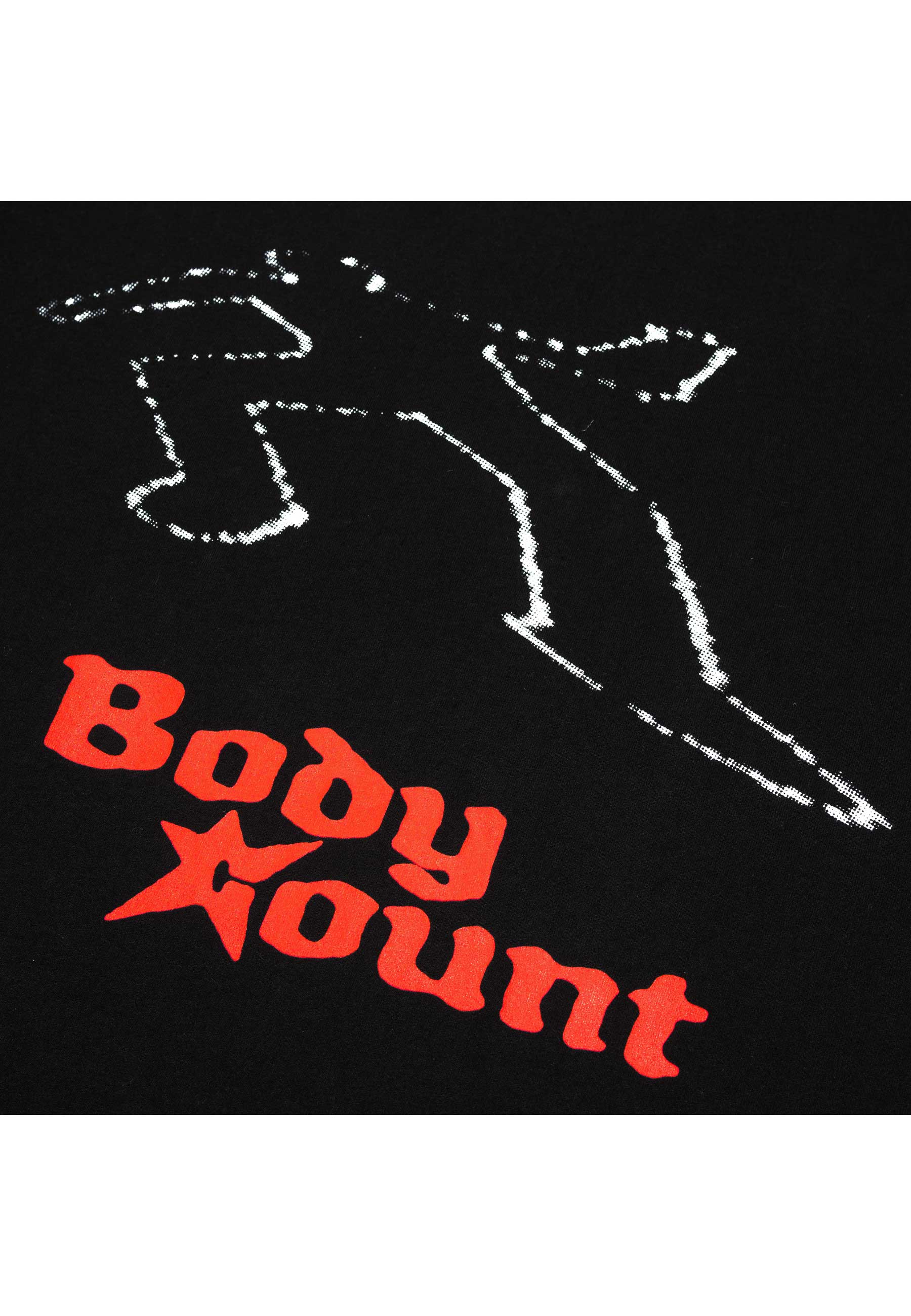 Carpet Company 'Chalk Outline' T-Shirt (Black)