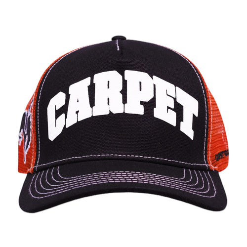 Carpet Company 'Cowboy' Trucker Cap (Black / Brown)