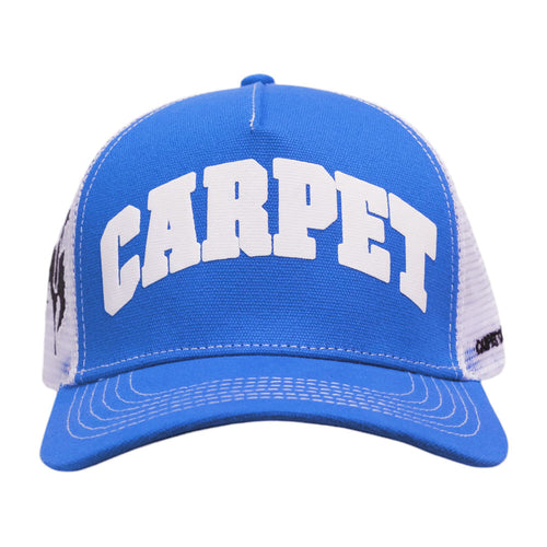 Carpet Company 'Cowboy' Trucker Cap (Blue / White)