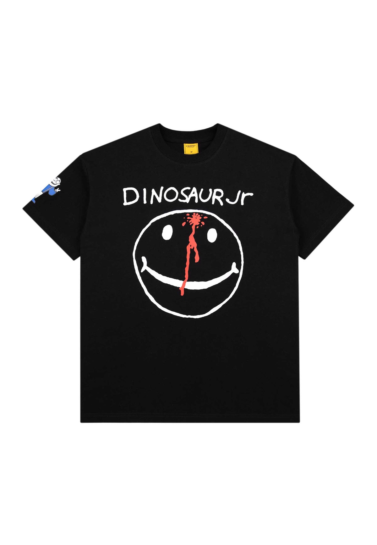 Carpet Company 'Dinosaur Jr Smiley' T-Shirt (Black)