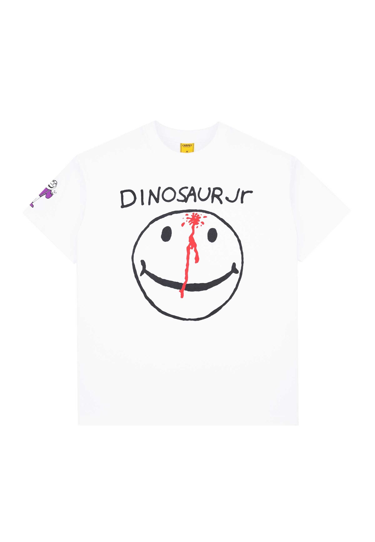 Carpet Company 'Dinosaur Jr Smiley' T-Shirt (White)