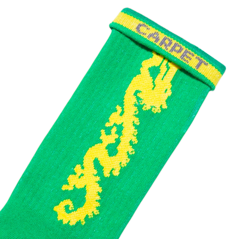 Carpet Company 'Dragon' Socks (Green)