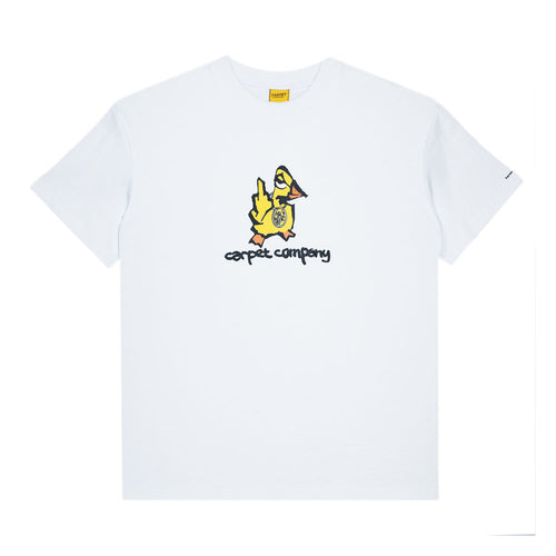 Carpet Company 'Duck You' T-Shirt (White)