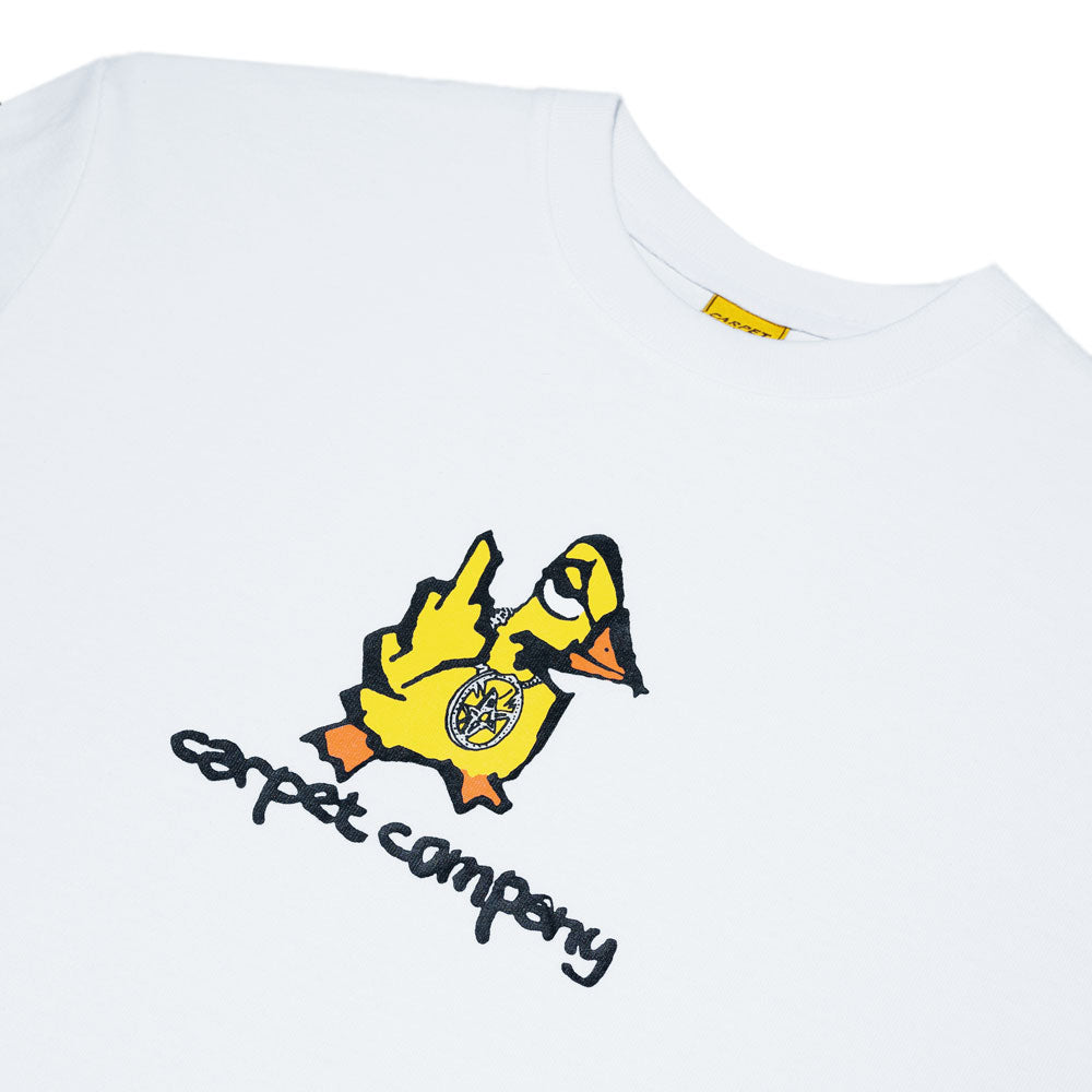 Carpet Company 'Duck You' T-Shirt (White)