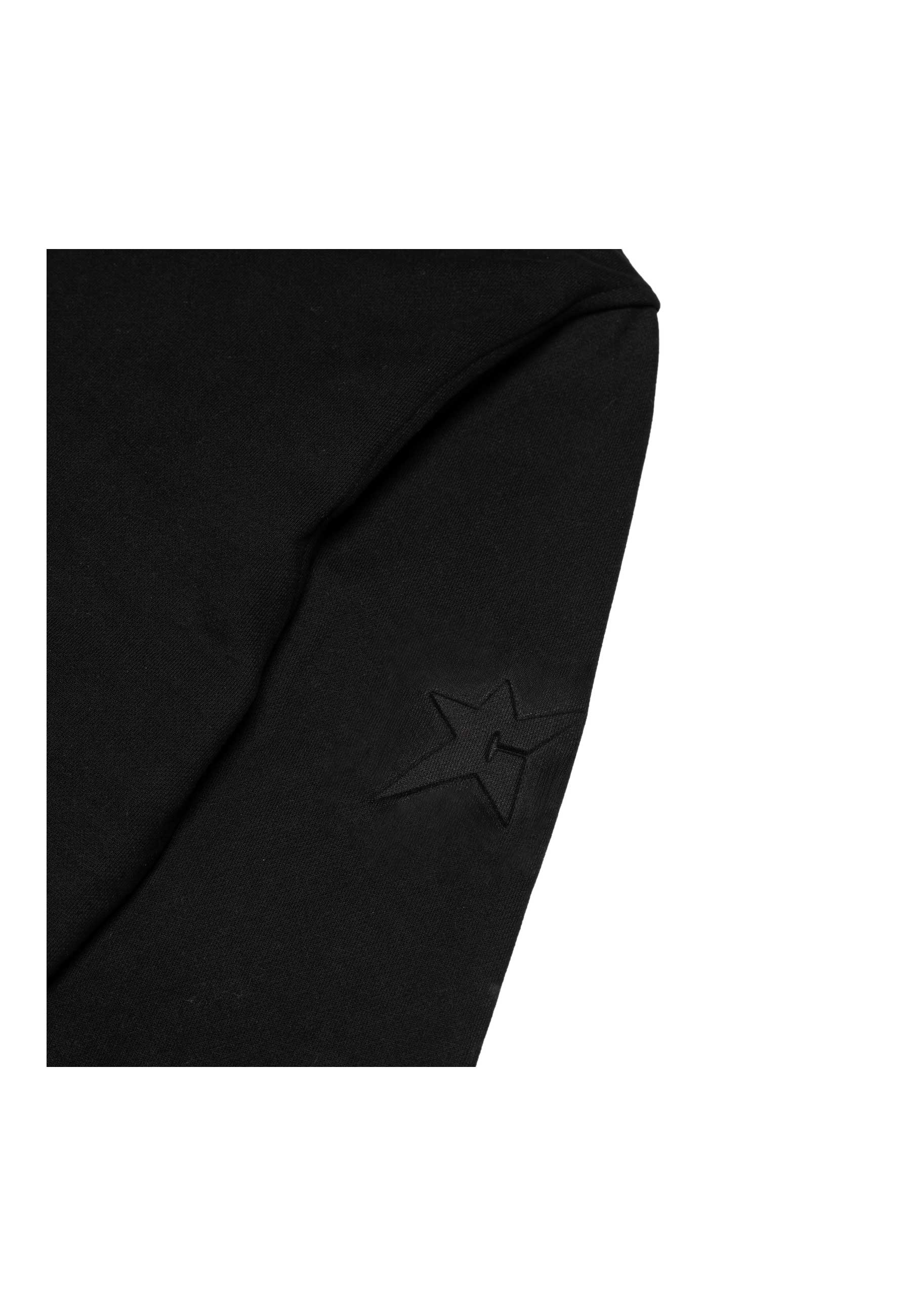 Carpet Company 'C-Star Embossed' Zip-Up Hood (Black)