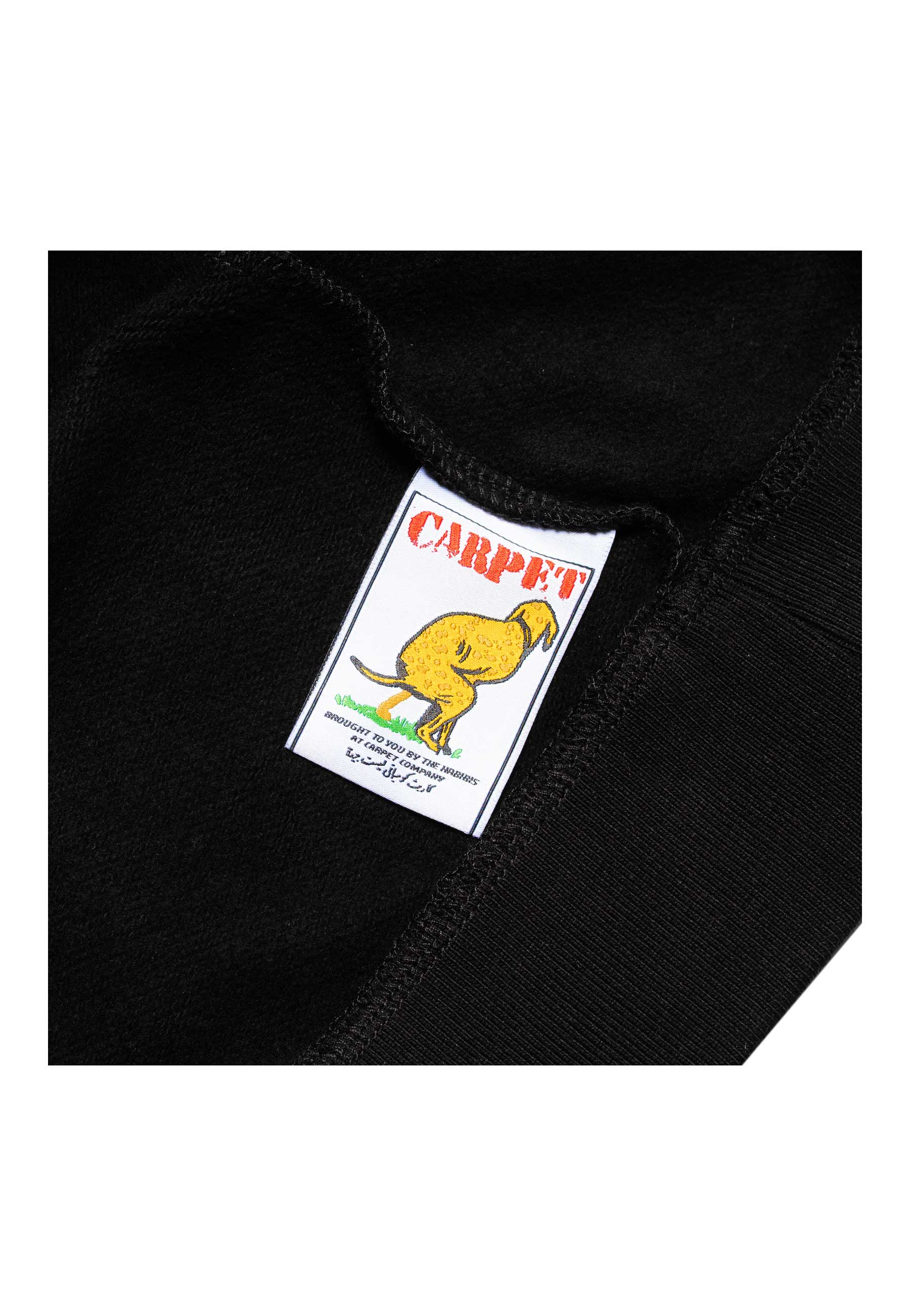 Carpet Company 'C-Star Embossed' Zip-Up Hood (Black)