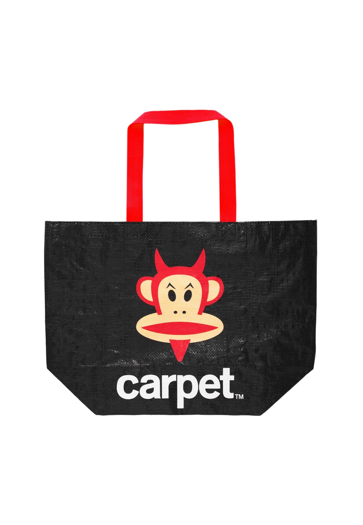 Carpet Company 'Paul Frank' Mesh Tote Bag (Black)