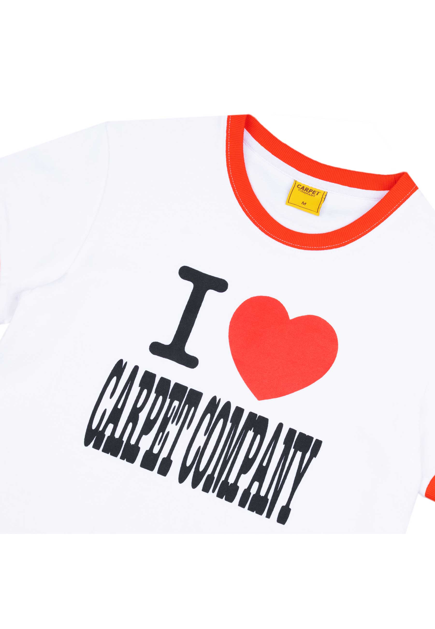 Carpet Company 'I Heart Carpet' Girls T-Shirt (White)