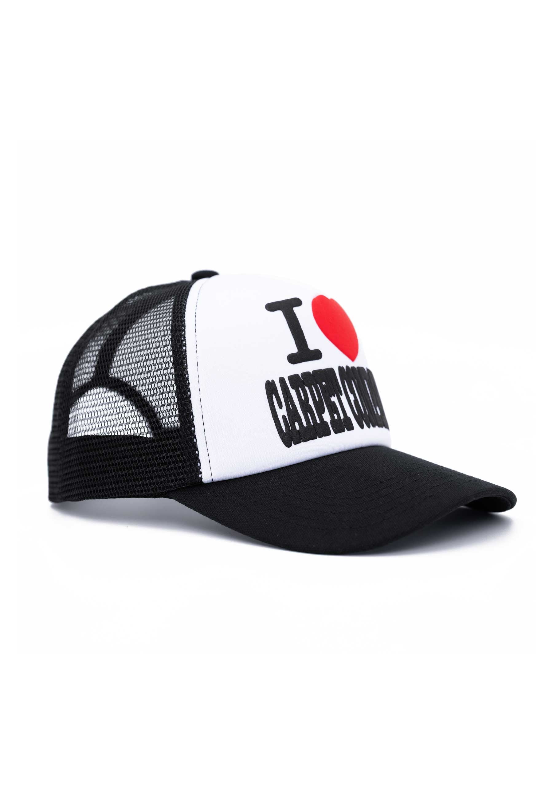 Carpet Company 'I Heart Carpet' Trucker Cap (Black)
