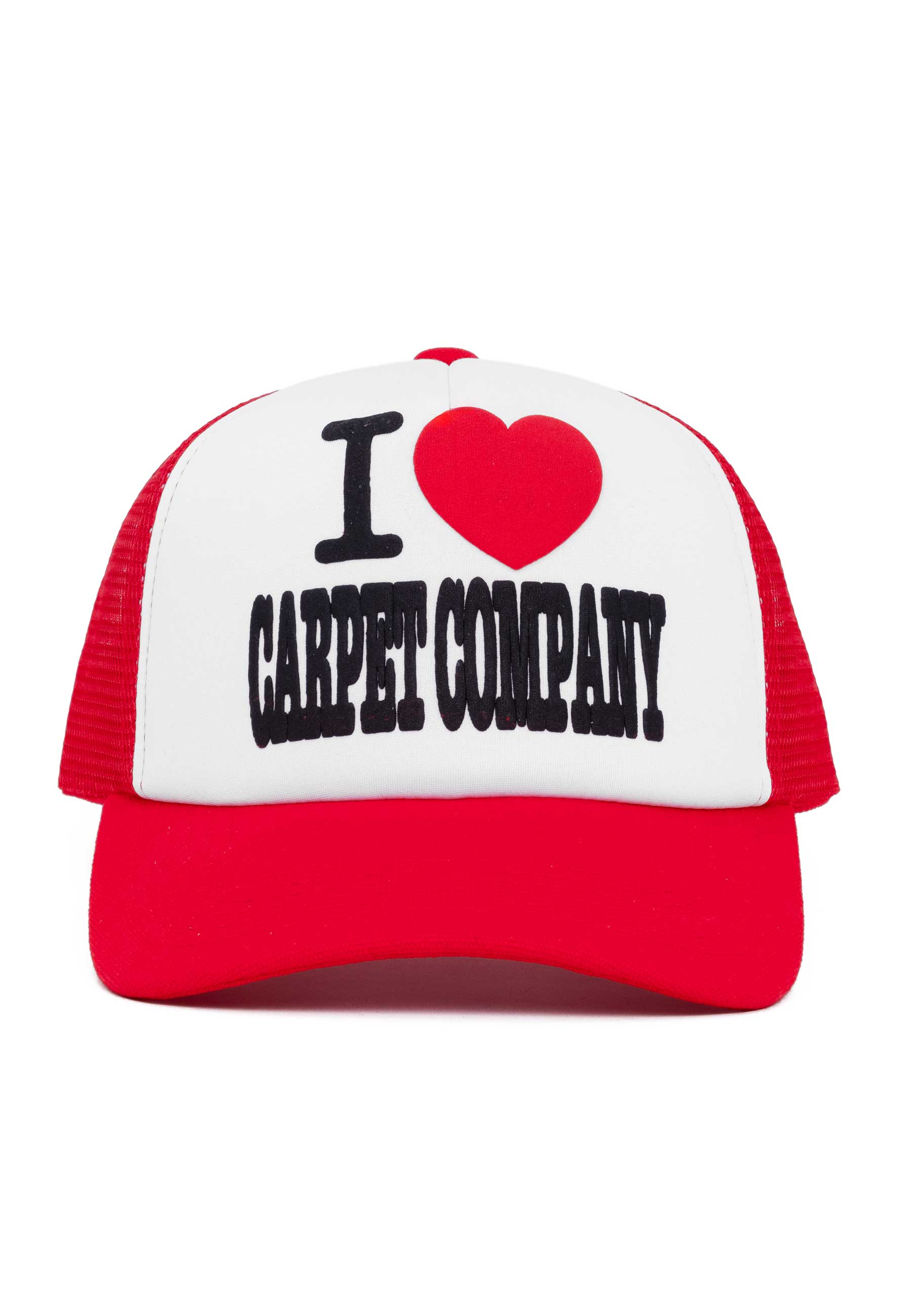 Carpet Company 'I Heart Carpet' Trucker Cap (Red)