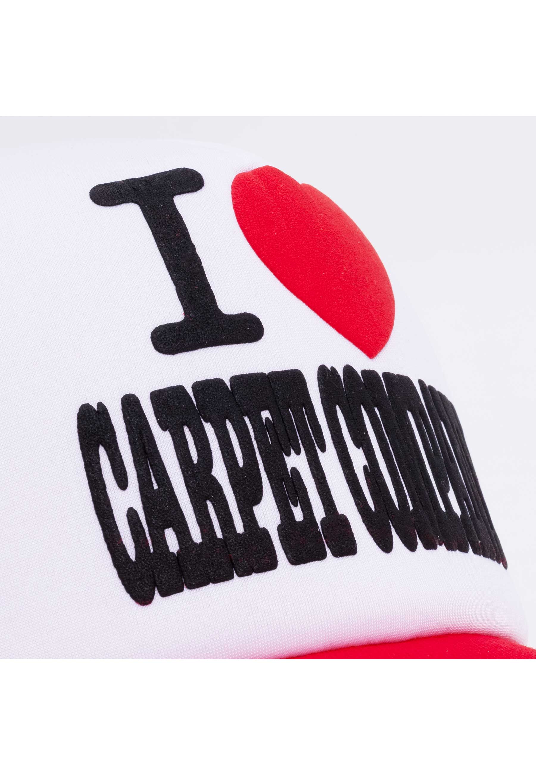 Carpet Company 'I Heart Carpet' Trucker Cap (Red)