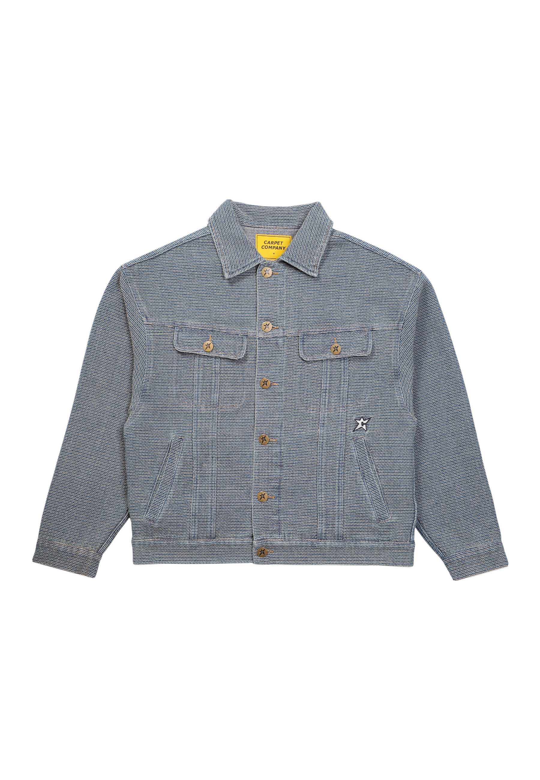 Carpet Company 'Interlock Stitch' Denim Jacket (Black)