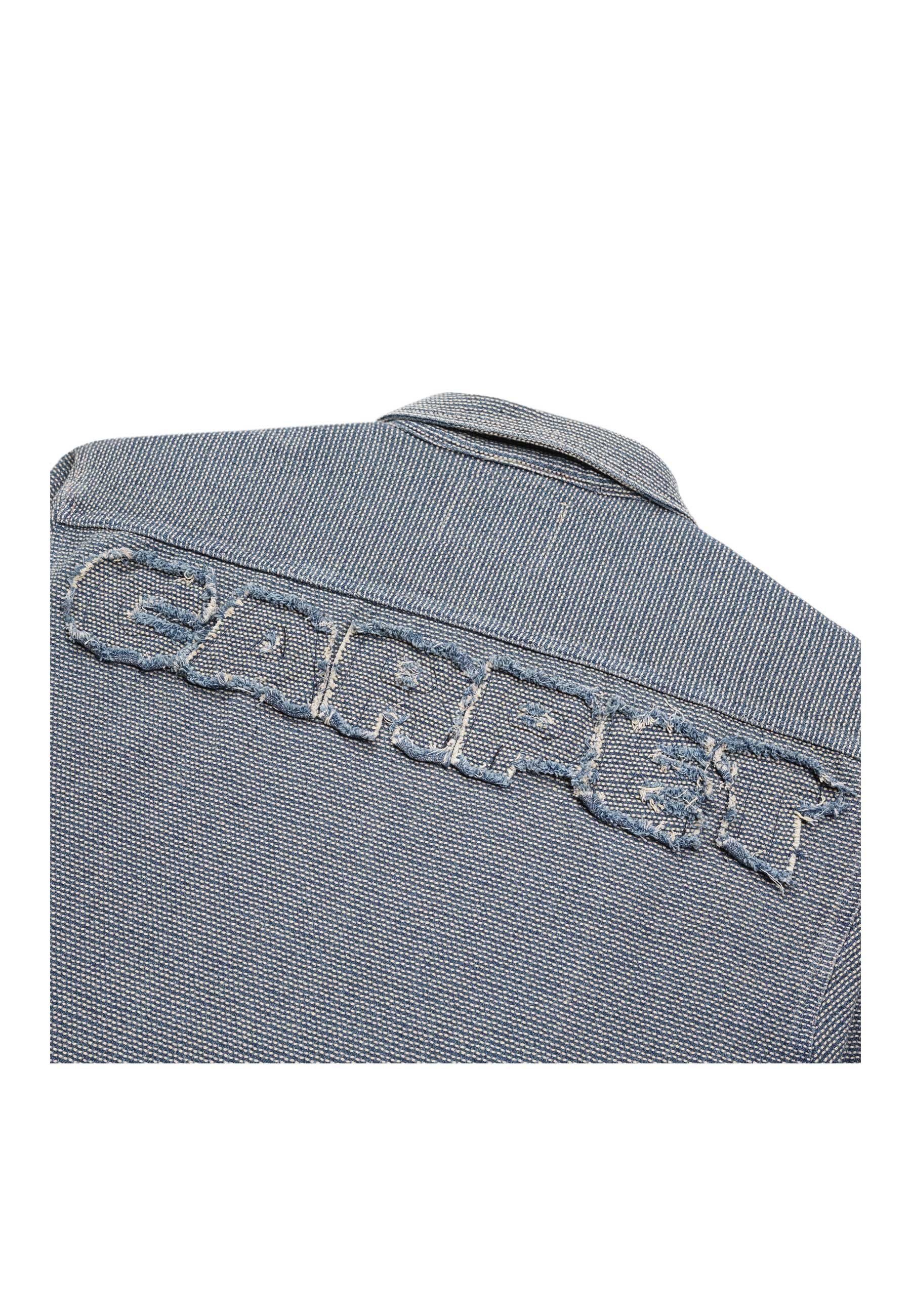 Carpet Company 'Interlock Stitch' Denim Jacket (Black)