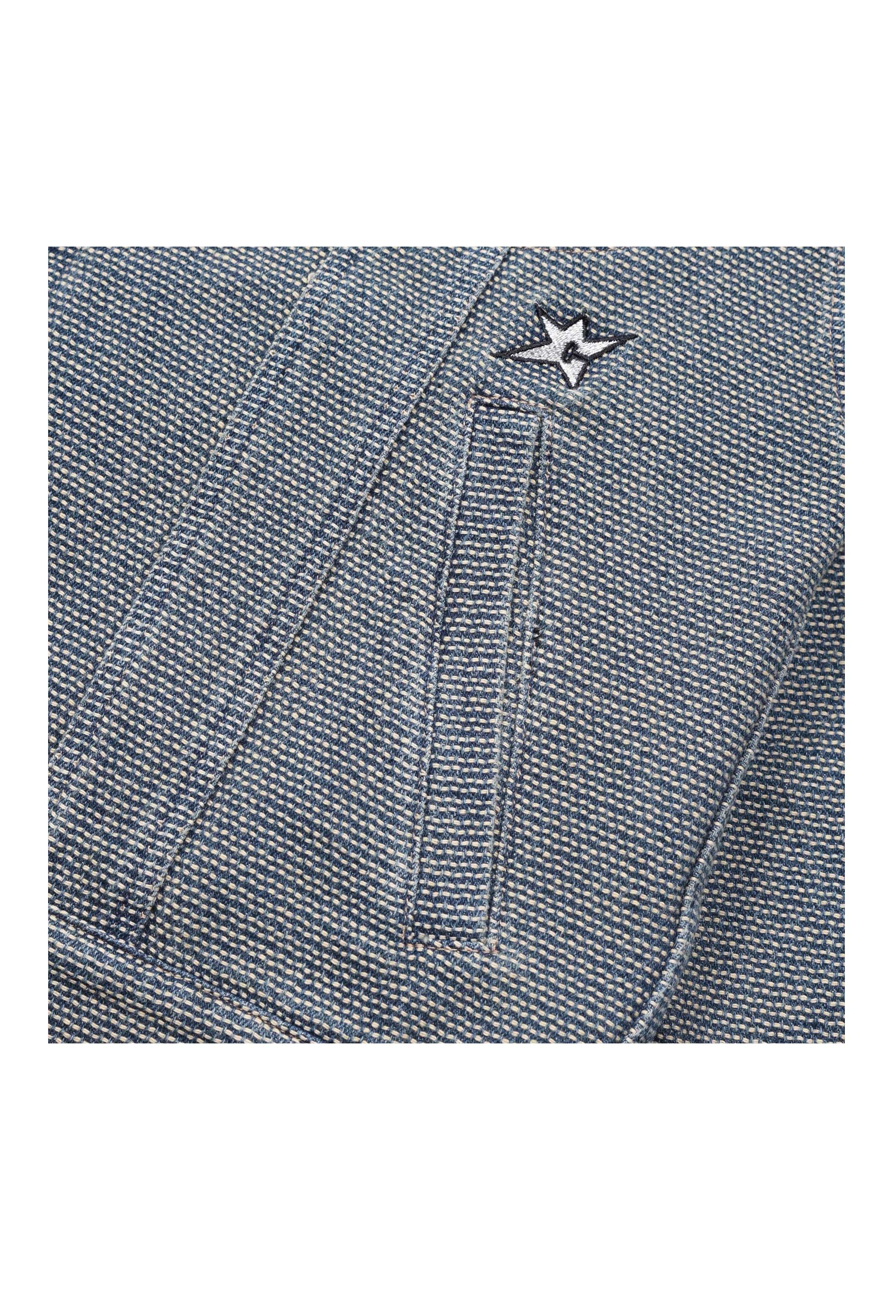 Carpet Company 'Interlock Stitch' Denim Jacket (Black)