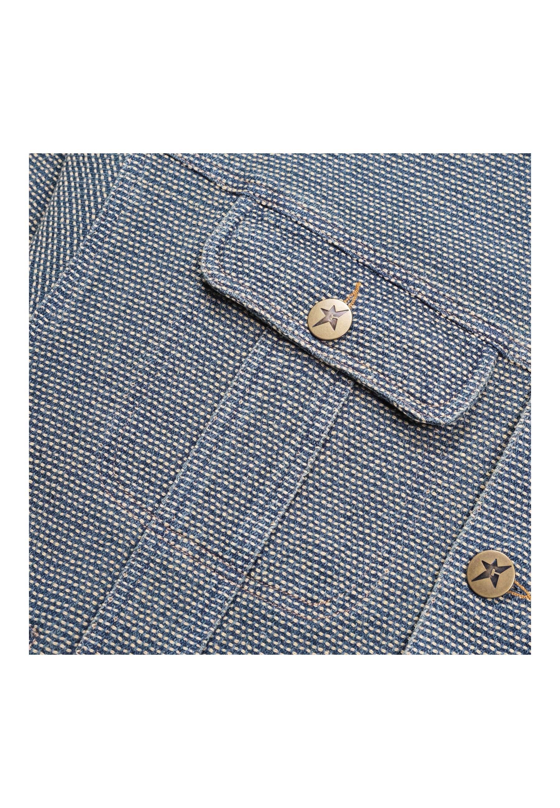 Carpet Company 'Interlock Stitch' Denim Jacket (Black)