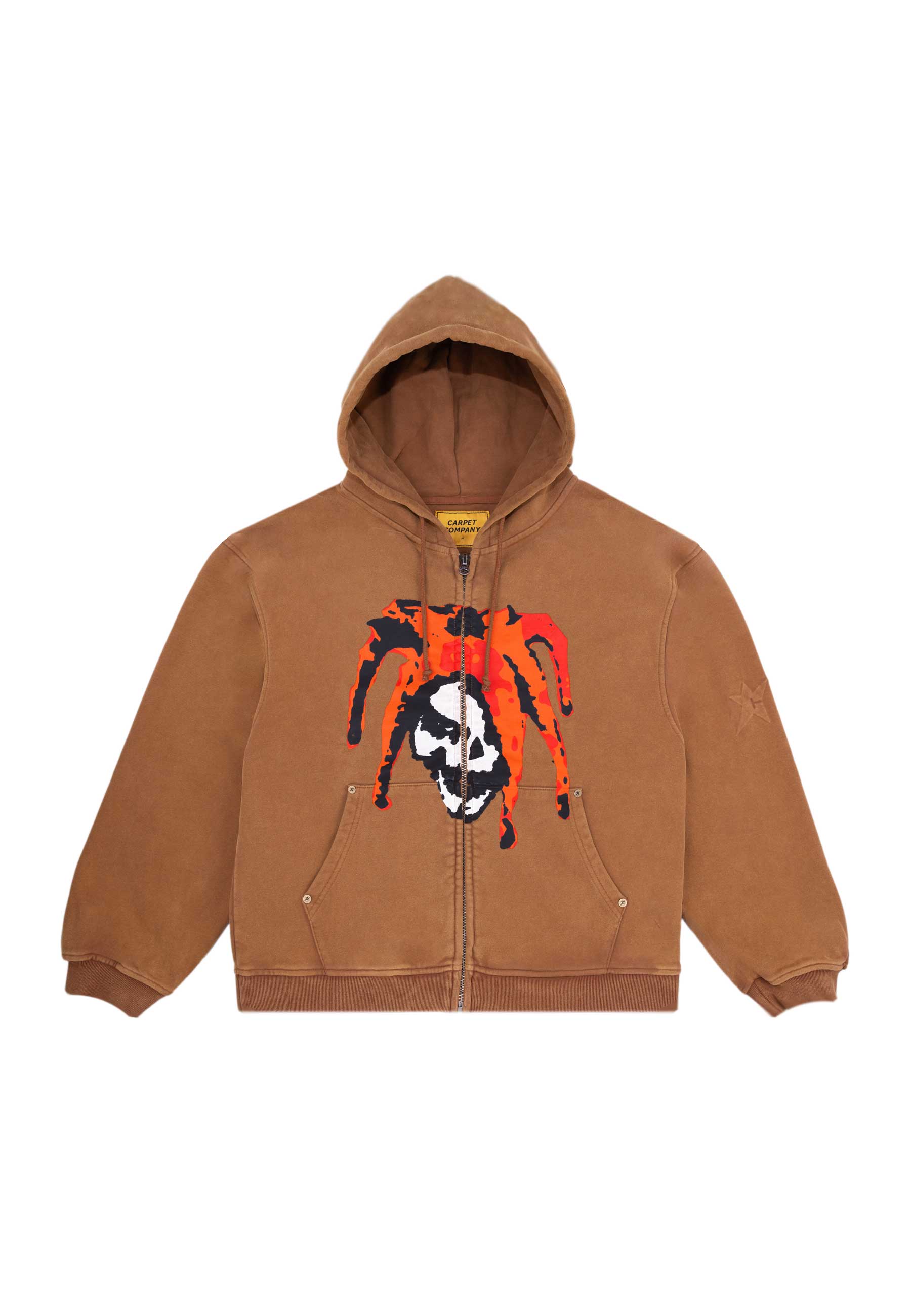 Carpet Company 'Jester' Zip-Up Hood (Brown)