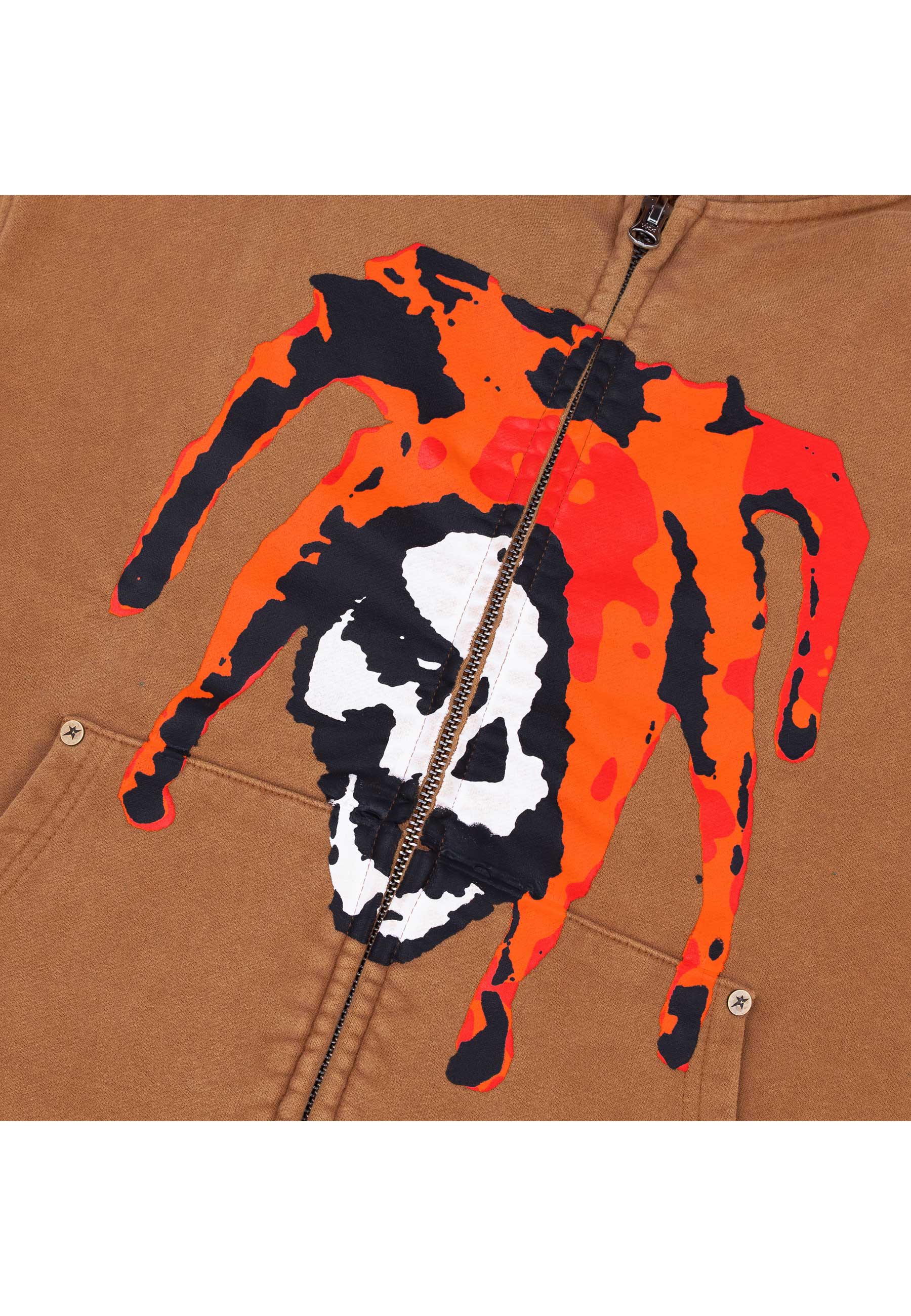 Carpet Company 'Jester' Zip-Up Hood (Brown)