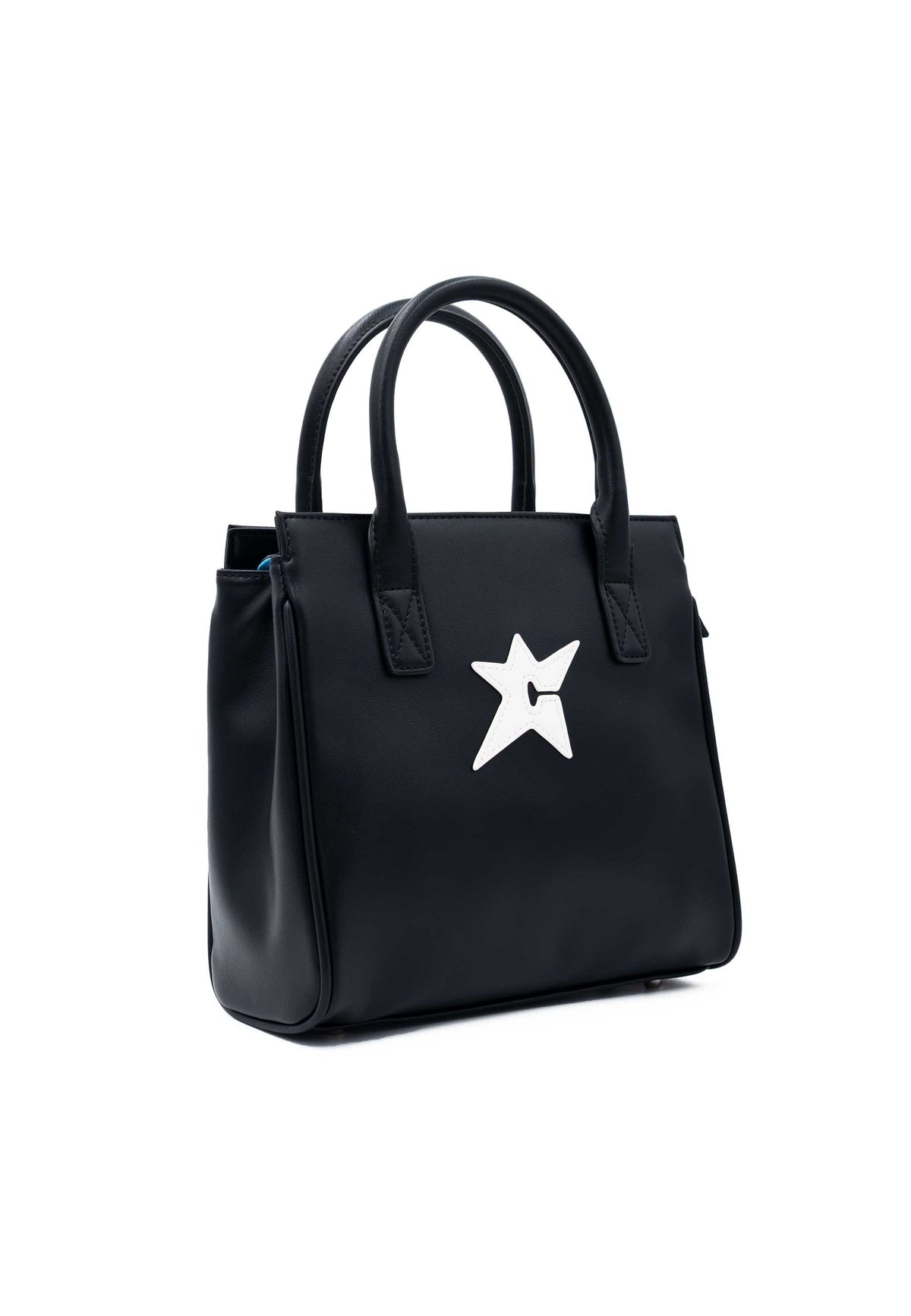 Carpet Company 'C-Star' Leather Purse (Black)