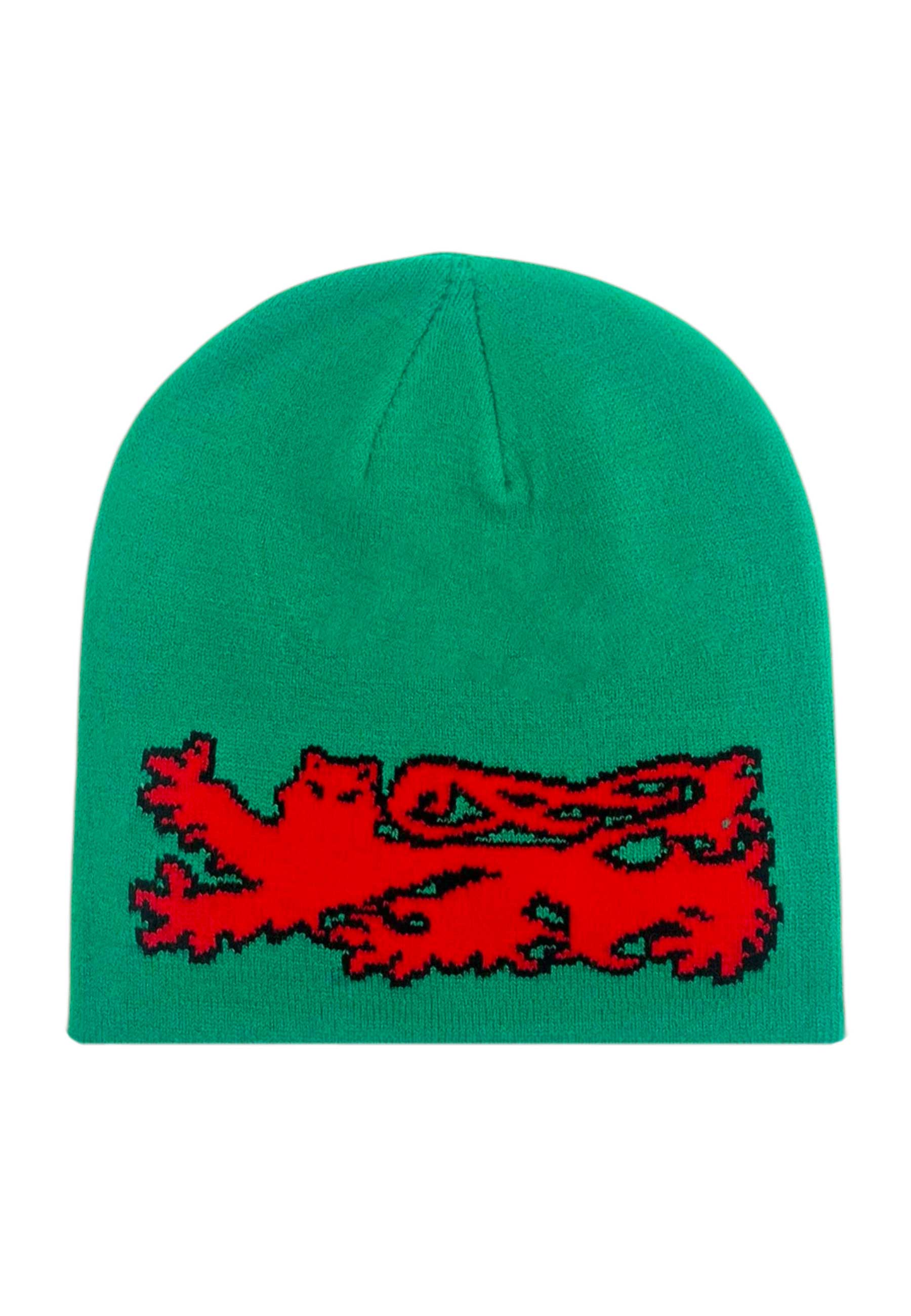 Carpet Company 'Lion' Beanie (Green)