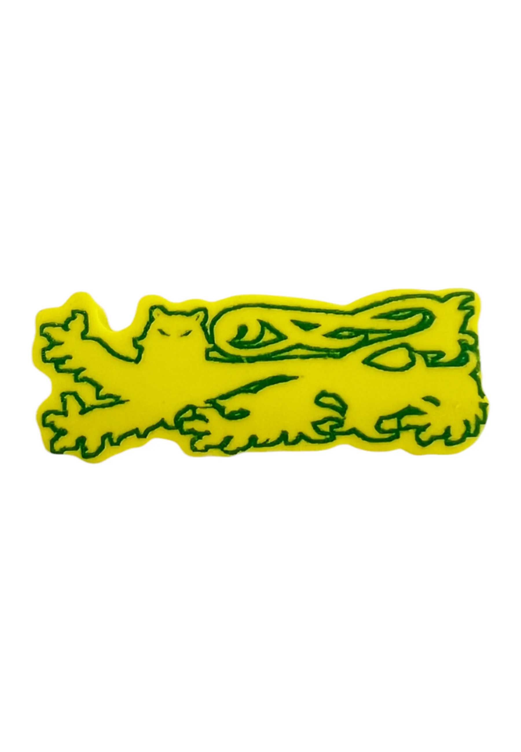Carpet Company 'Lion' Eraser (Green)