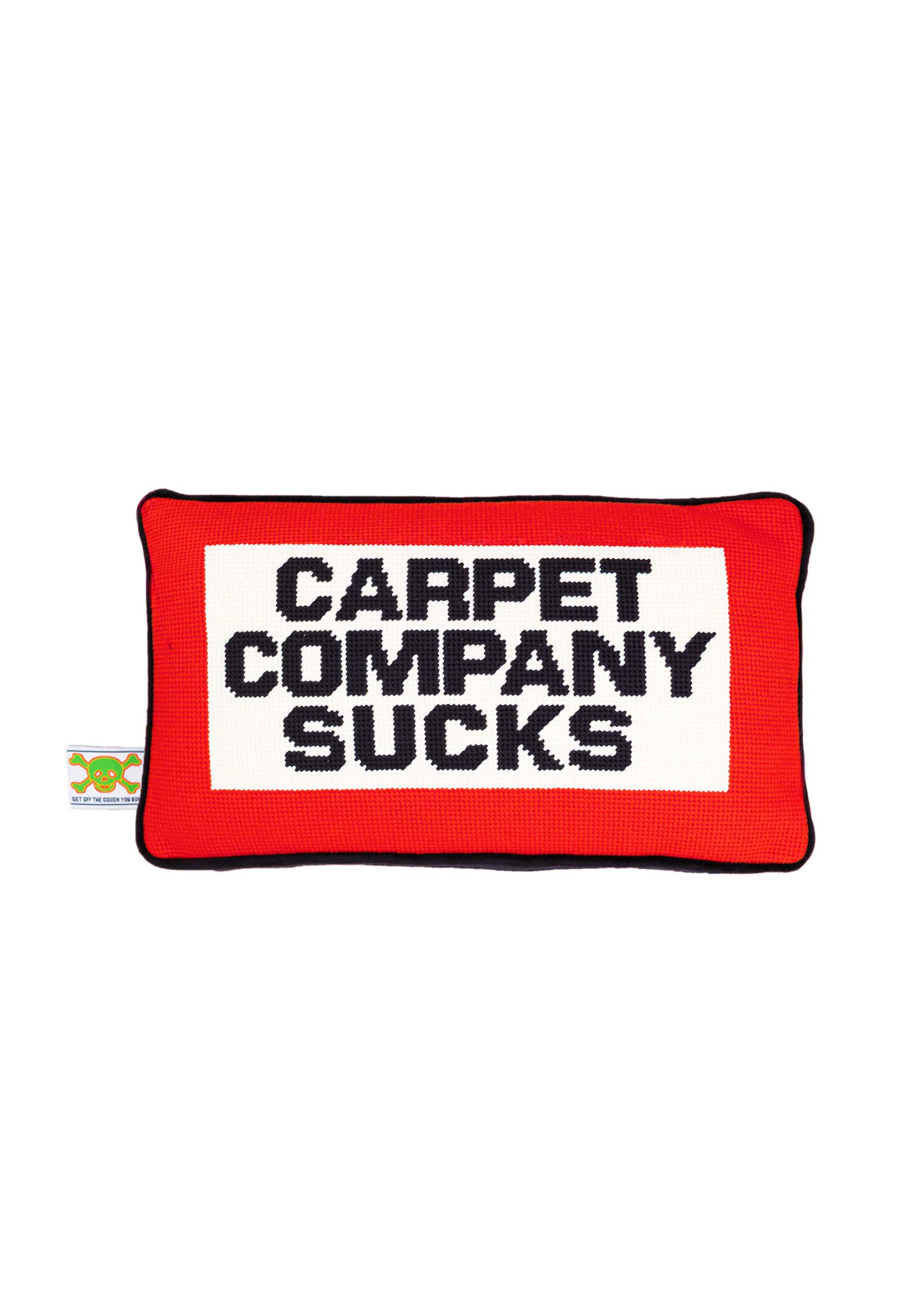 Carpet Company Needlepoint Pillow