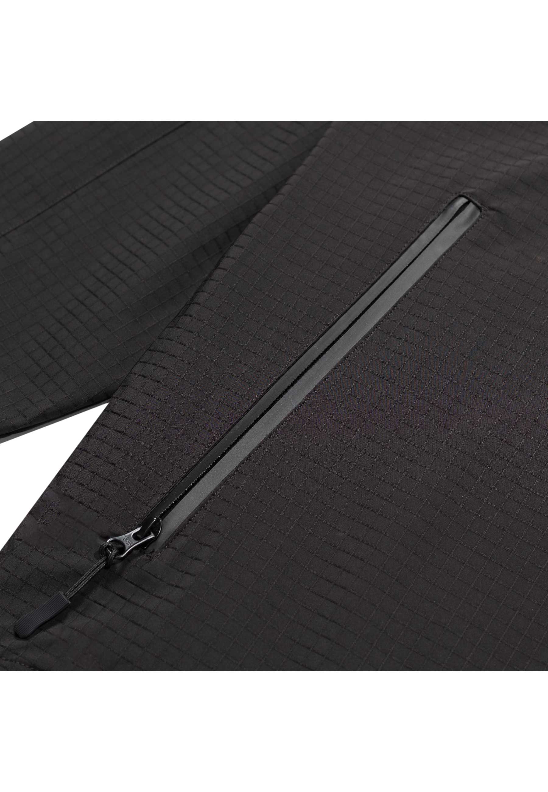 Carpet Company 'Reversible Hood' Rain Jacket (Black)