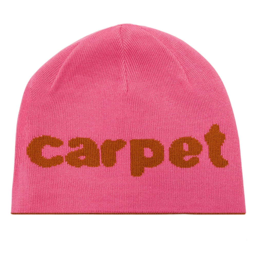 Carpet Company Reversible Beanie (Brown / Pink)