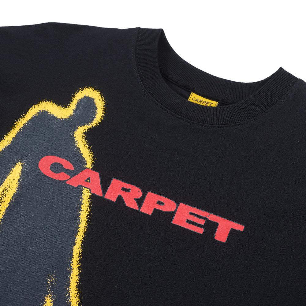Carpet Company 'Shadow Man' T-Shirt (Black)