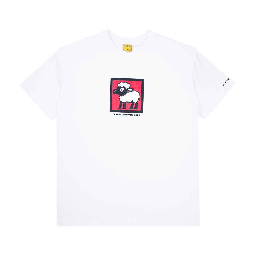 Carpet Company 'Sheep' T-Shirt (White)